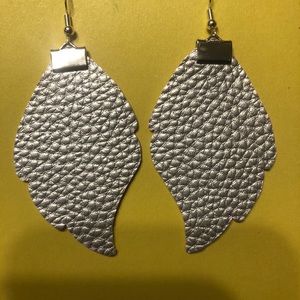 Leather earrings